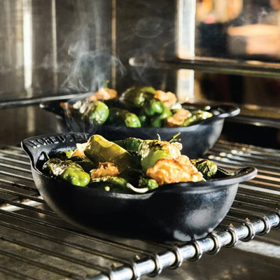 Le Creuset Gourmand Collection 4-Piece Mini Oval Baker Set, 0.3-Quart, Matte Black