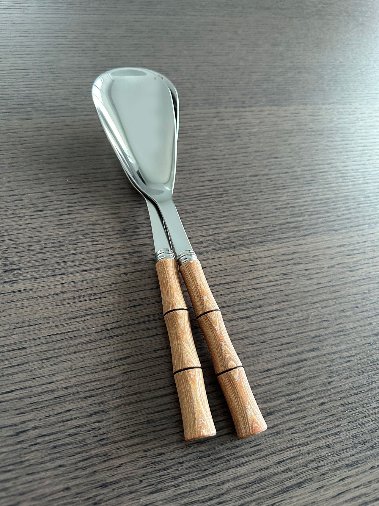 Sabre Bamboo Light Press Wood Rice Serving Spoon