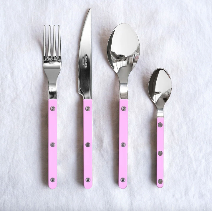 Sabre Bistrot 5-Piece Flatware Set, Pink– Kitchen Universe