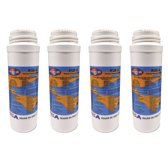 Keurig Omnipure KQ8/KQ8A Water Filter #5025, 4-Pack