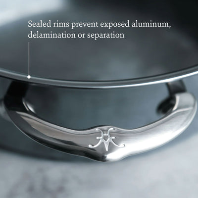 Hestan NanoBond Titanium Stainless Steel Skillet Fry Pan, 12.5-in - Kitchen Universe