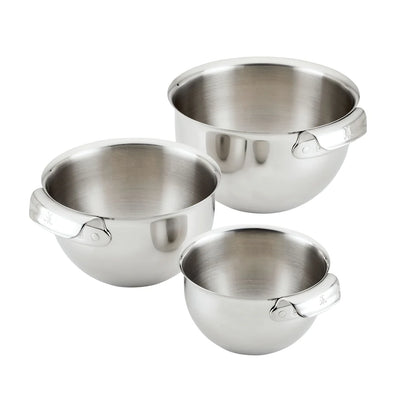 Hestan Provisions Stainless Steel Mixing Bowl Set, 3-Piece
