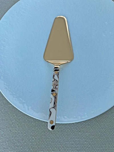Sabre Bistrot Gold Tart Server, Dune Black - Kitchen Universe