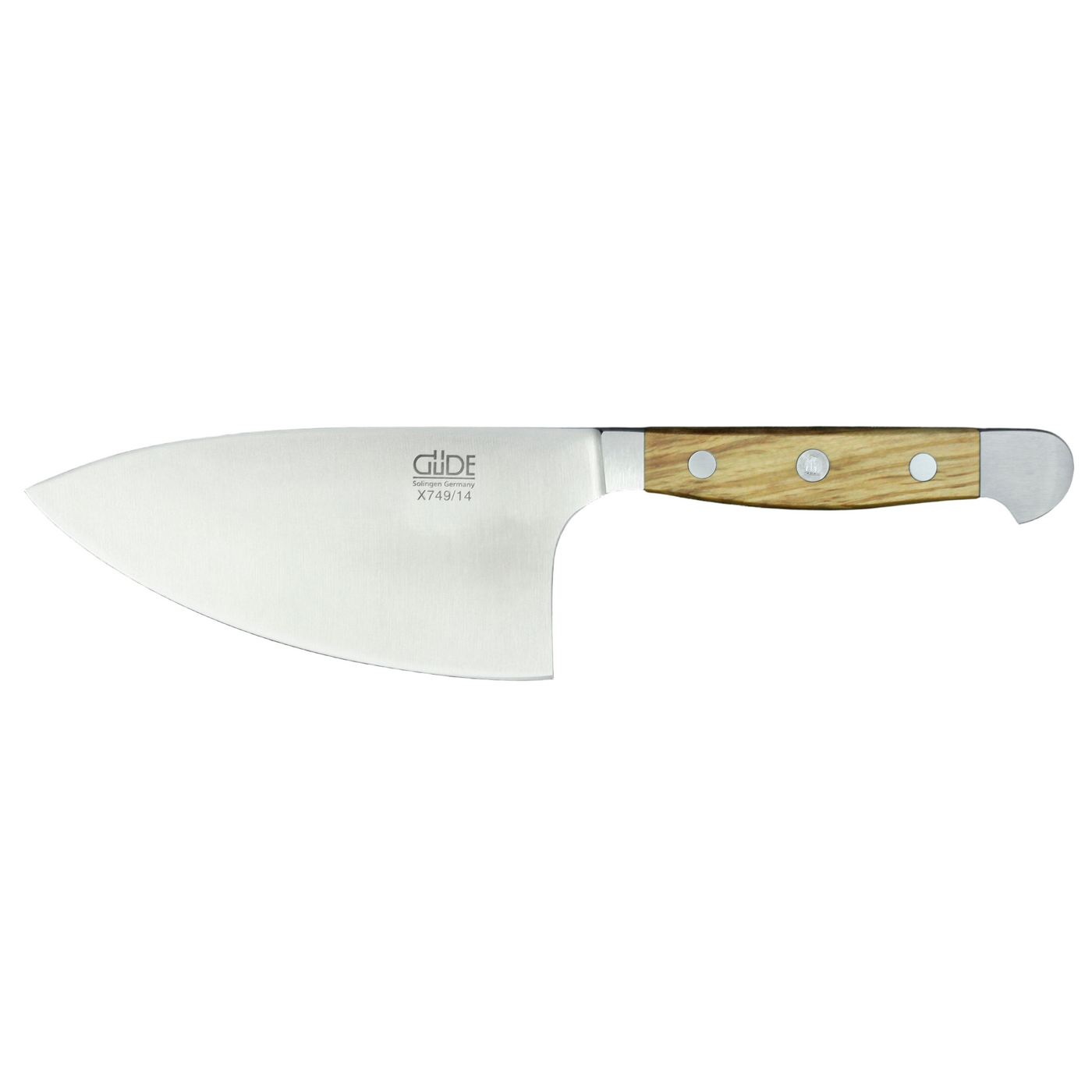 Gude Alpha Olive Herb Knife With Olivewood Handle, 5-in - Kitchen Universe