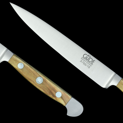 Gude Alpha Olive Slicing Knife With Olivewood Handle, 6-in - Kitchen Universe