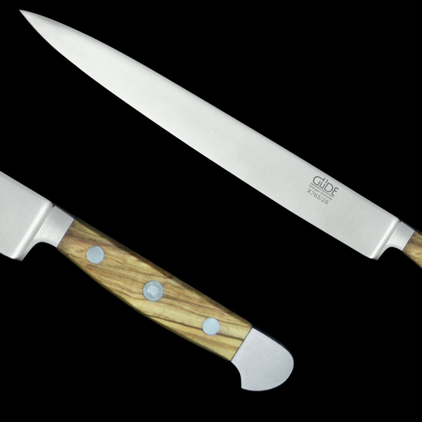 Gude Alpha Olive Slicing Knife With Olivewood Handle, 10-in - Kitchen Universe