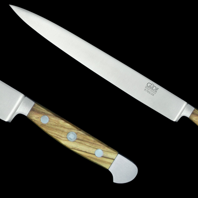 Gude Alpha Olive Slicing Knife With Olivewood Handle, 10-in - Kitchen Universe