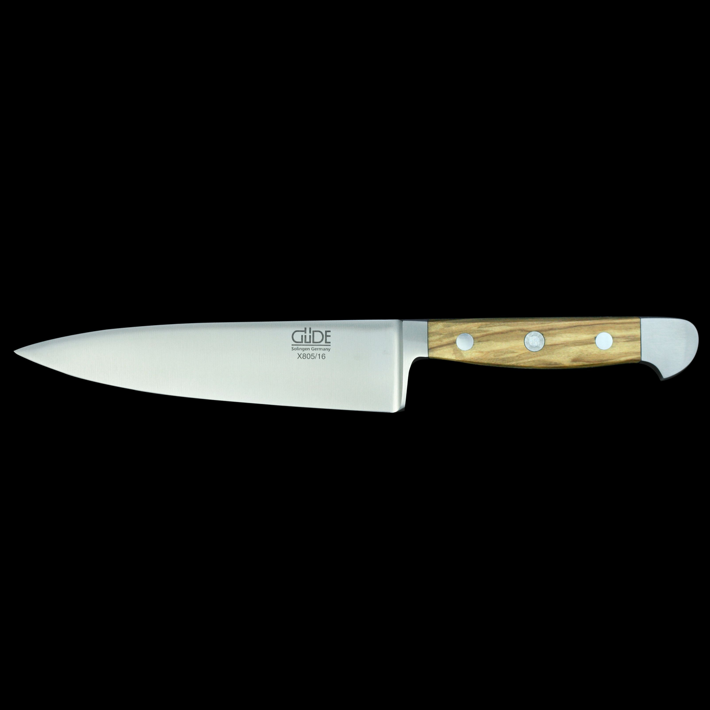 Gude Alpha Olive Chef's Knife With Olivewood Handle, 6-in - Kitchen Universe