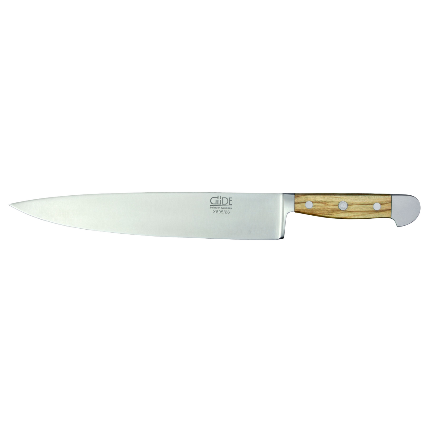 Gude Alpha Olive Chef's Knife With Olivewood Handle, 10-in - Kitchen Universe