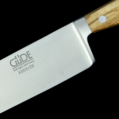 Gude Alpha Olive Chef's Knife With Olivewood Handle, 10-in - Kitchen Universe