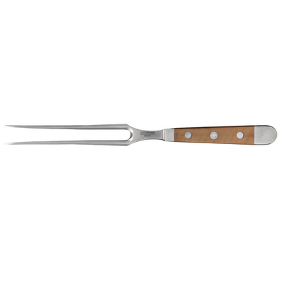 Gude Alpha Pear Meat Fork With Pearwood Handle, 7-In - Kitchen Universe