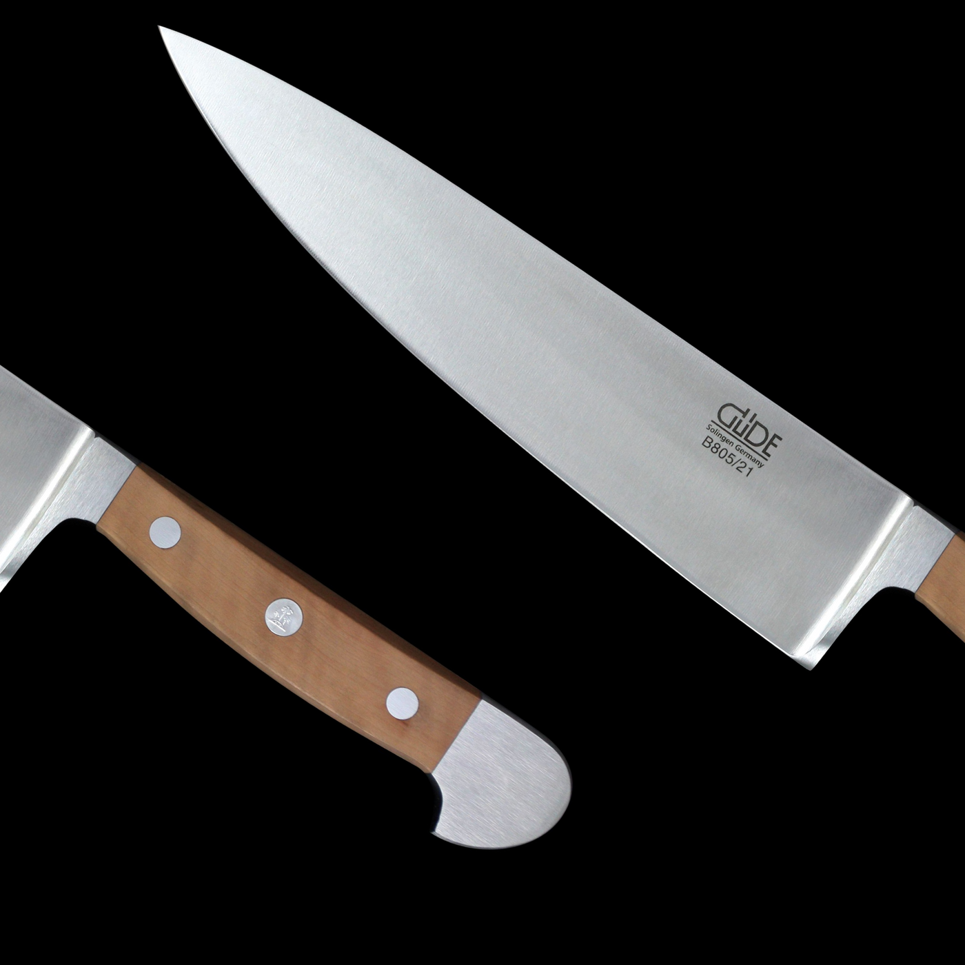 Gude Alpha Pear Chef's Knife With Pearwood Handle, 8-In - Kitchen Universe