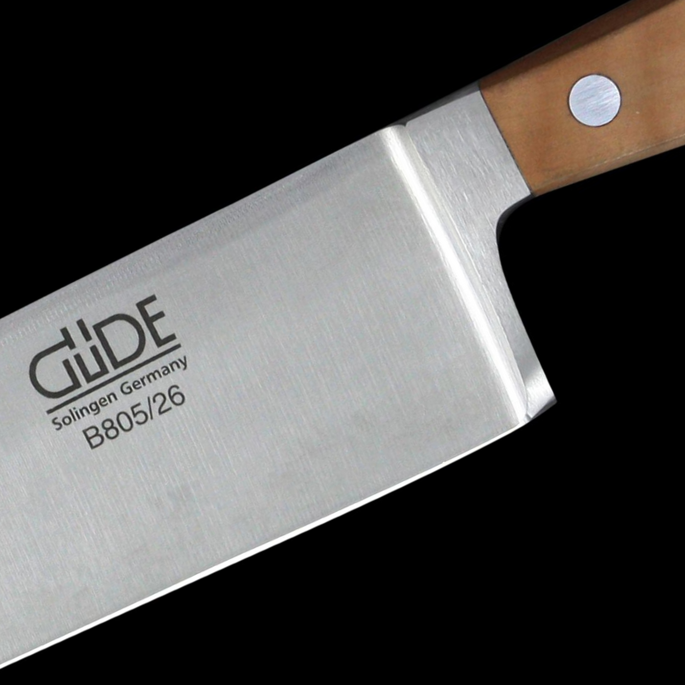 Gude Alpha Pear Chef's Knife With Pearwood Handle, 10-In - Kitchen Universe