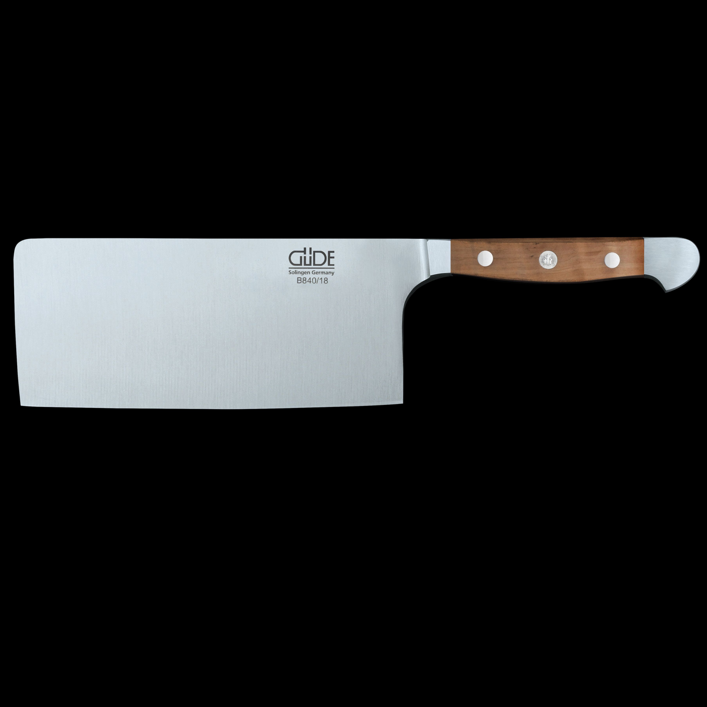 Gude Alpha Pear Cleaver Knife With Pearwood Handle, 7-In - Kitchen Universe