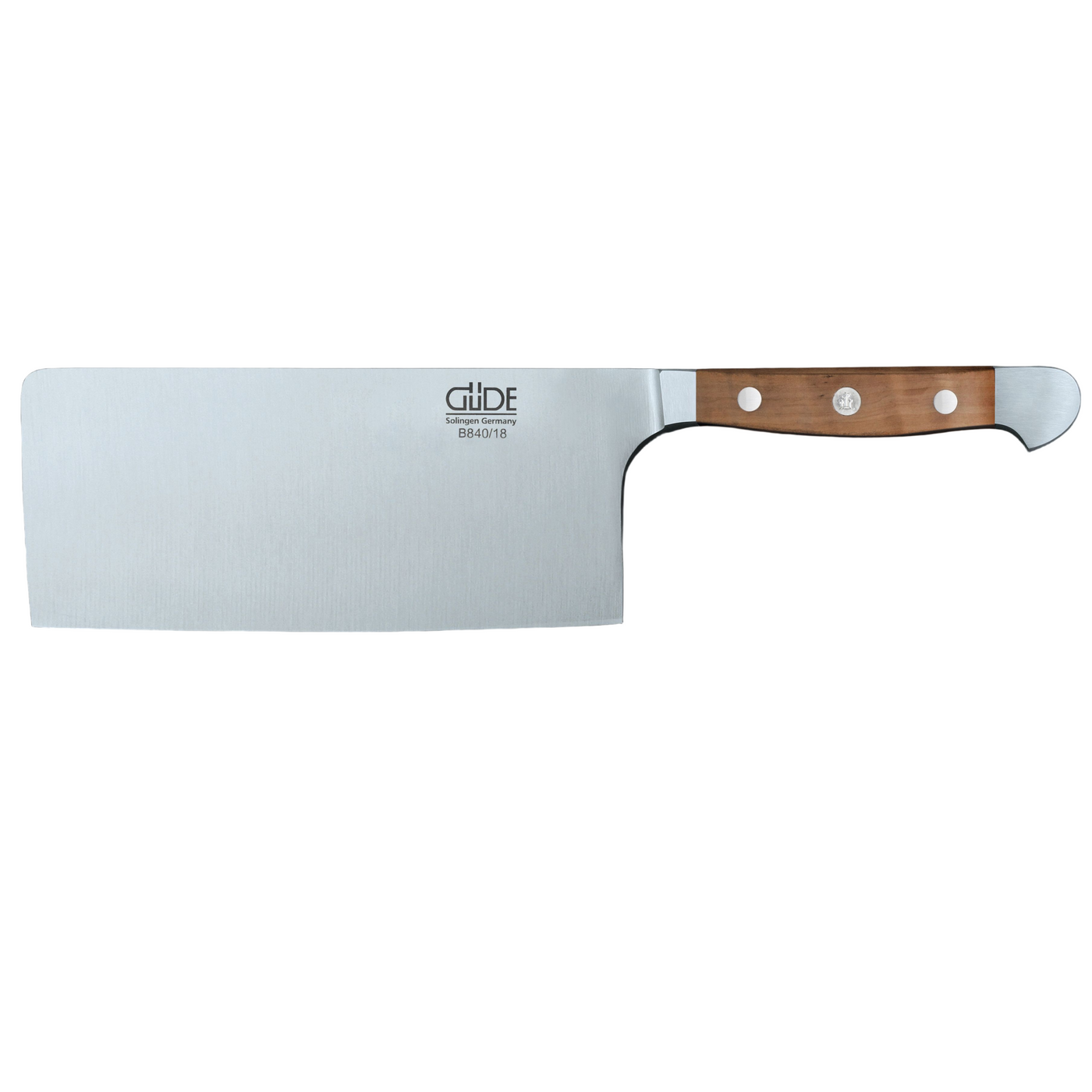 Gude Alpha Pear Cleaver Knife With Pearwood Handle, 7-In - Kitchen Universe