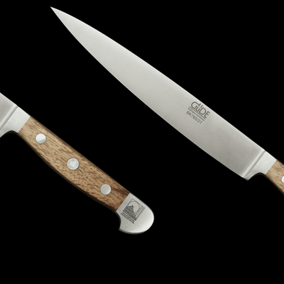 Gude Alpha Carving Knife With Oak Wood Handle, 8-in - Kitchen Universe