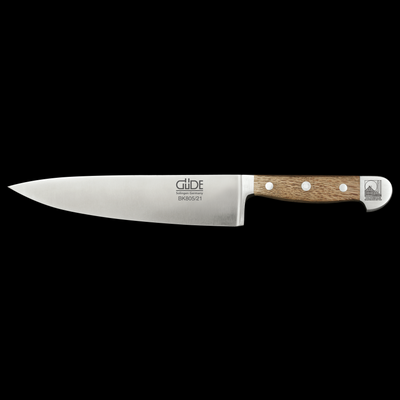 Gude Alpha Chef's Knife With Oak Wood Handle, 8-in - Kitchen Universe