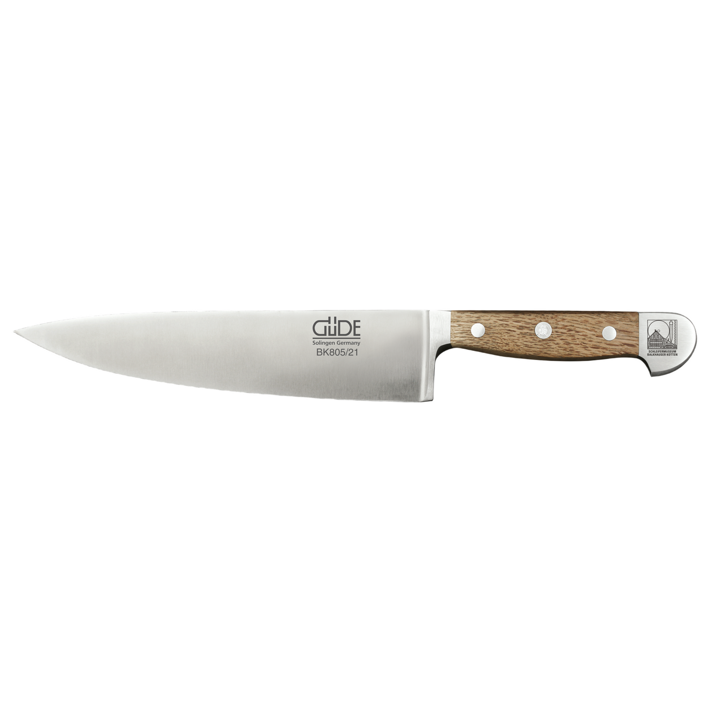 Gude Alpha Balkhauser Kotten Chef's Knife With Oak Wood Handle, 8-in - Kitchen Universe