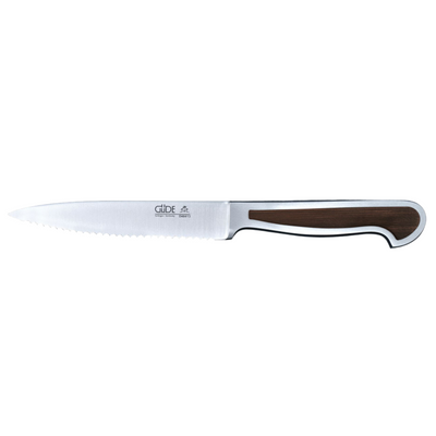 Gude Delta Tomato Knife With African Black Wood Handle, 5-in - Kitchen Universe
