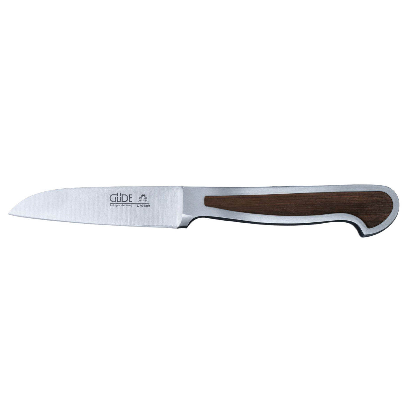 Gude Delta Utility Knife With African Black Wood Handle, 3-In - Kitchen Universe