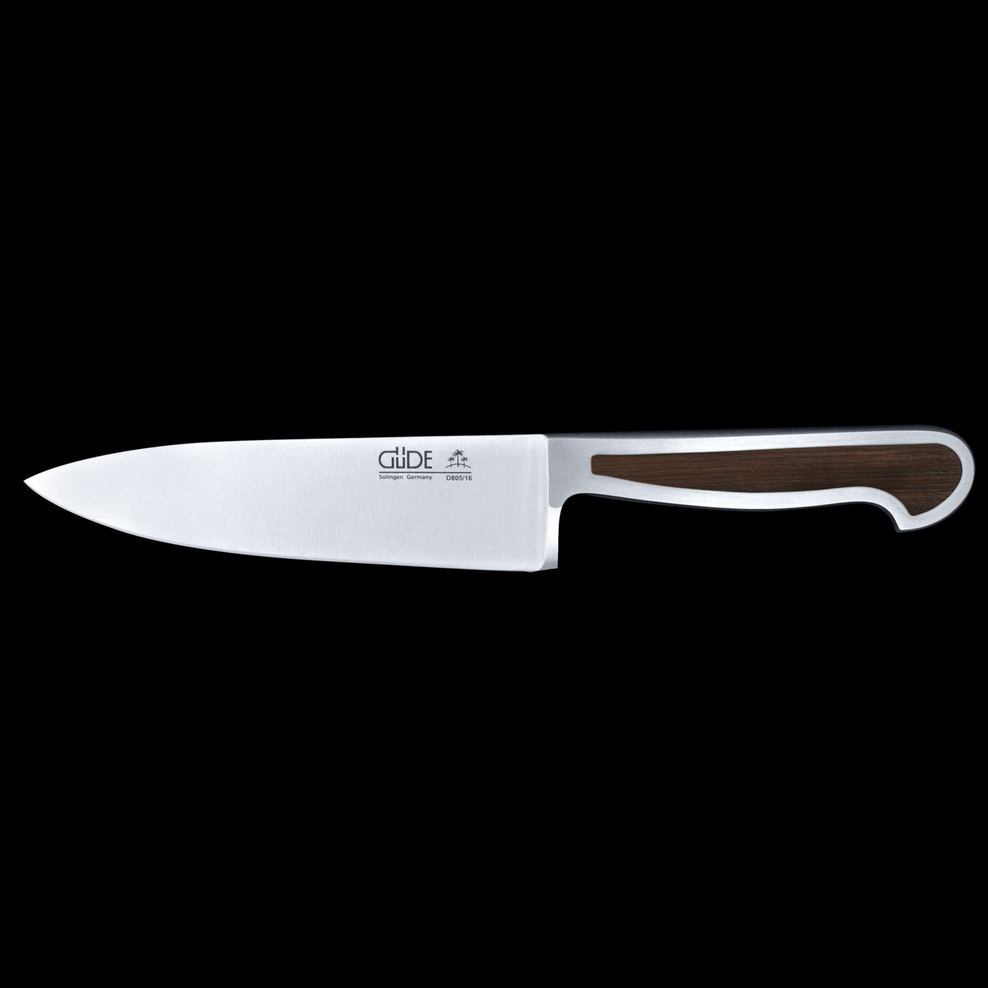 Gude Delta Chef's Knife With African Black Wood Handle, 6-in. - Kitchen Universe