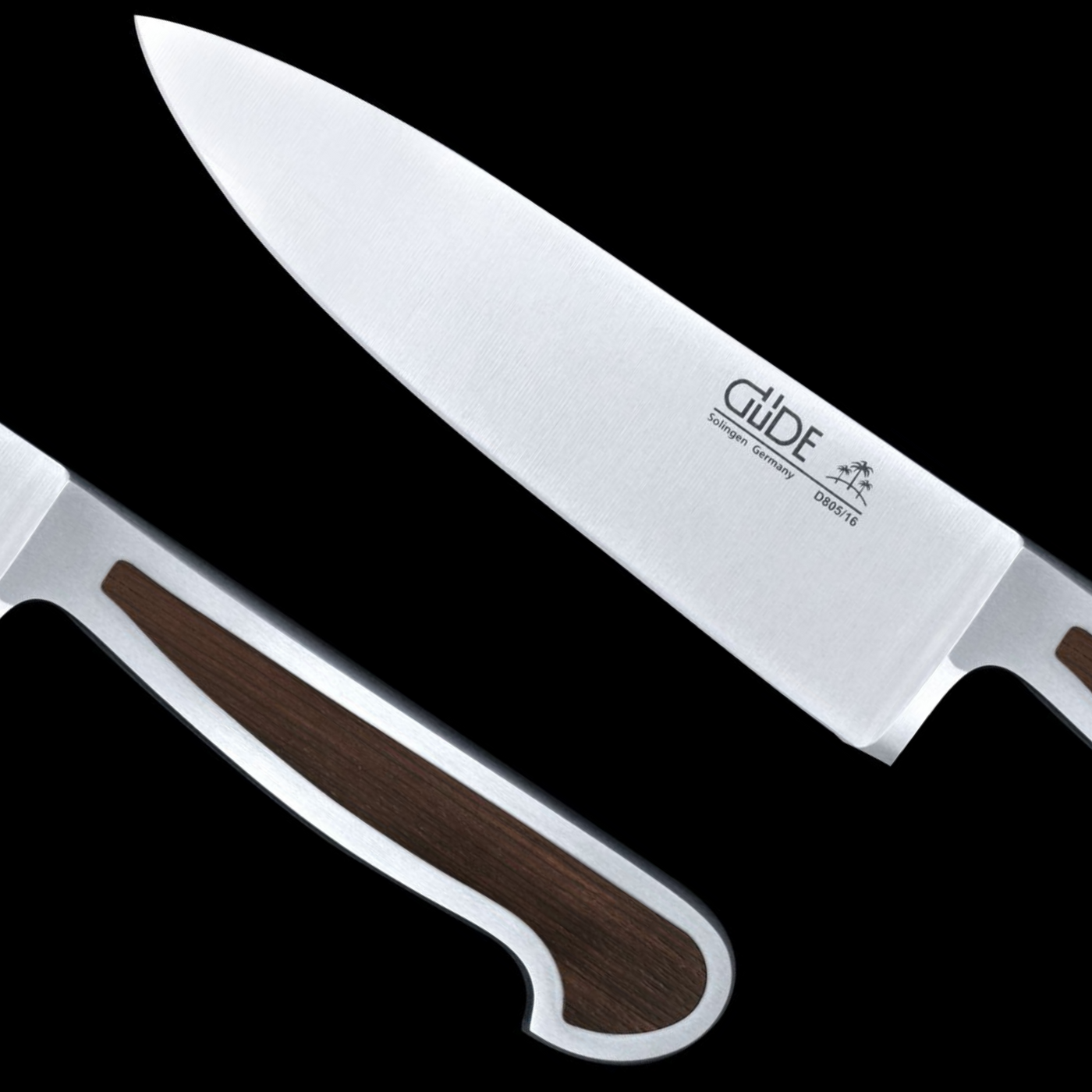 Gude Delta Chef's Knife With African Black Wood Handle, 6-in. - Kitchen Universe