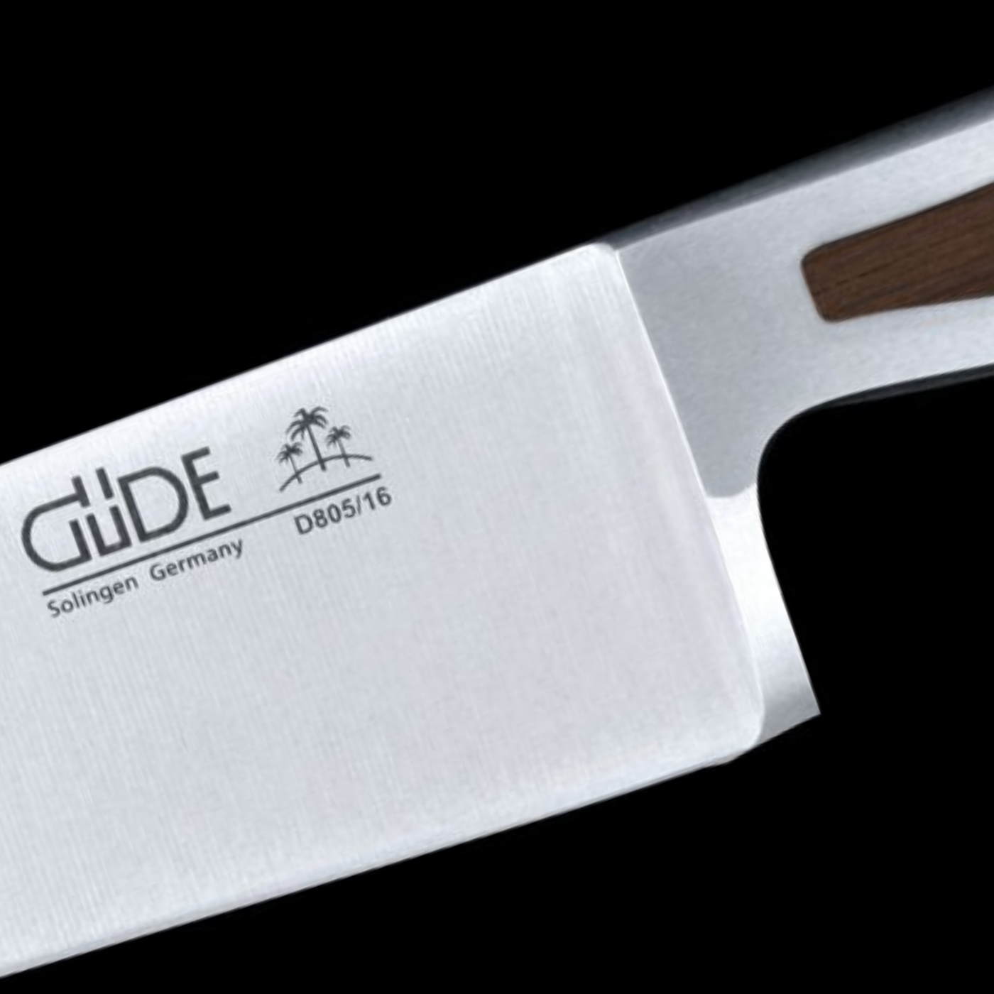 Gude Delta Chef's Knife With African Black Wood Handle, 6-in. - Kitchen Universe