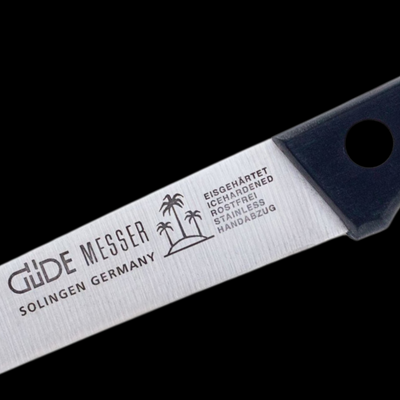 Gude Beta Utility Knife With Black Hostaform Handle, 3-In - Kitchen Universe