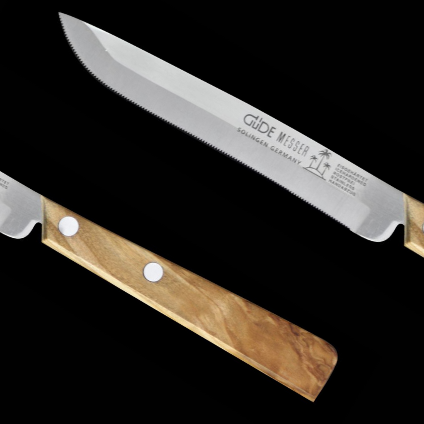 Gude Universal Knife With Olive Wood Handle, 4-In - Kitchen Universe