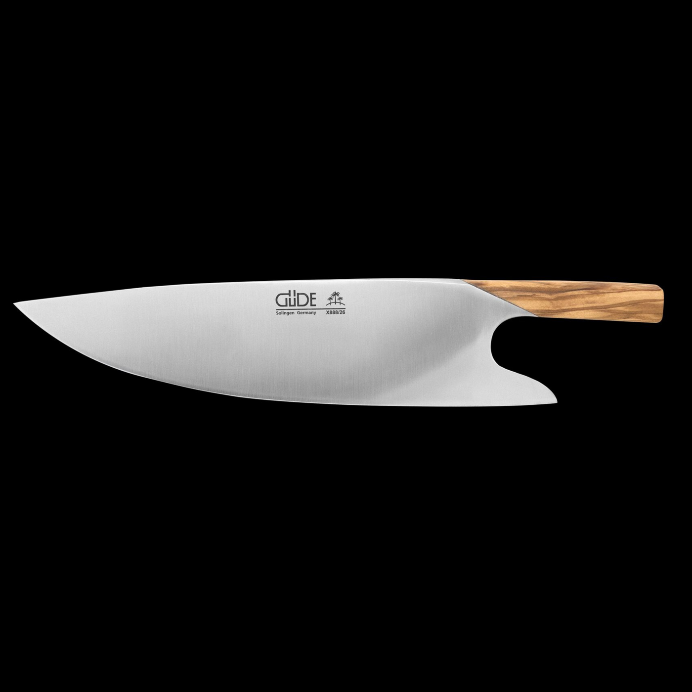 Gude The Knife Chef's Knife with Olive Wood Handle, 10-in. - Kitchen Universe