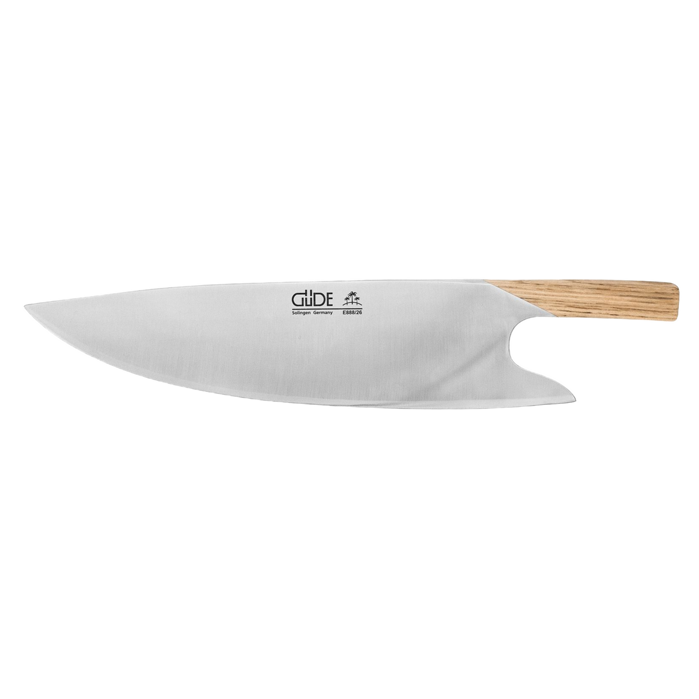 Gude The Knife Multi-Use Chef's Knife With Oak Wood Handle, 10-in - Kitchen Universe