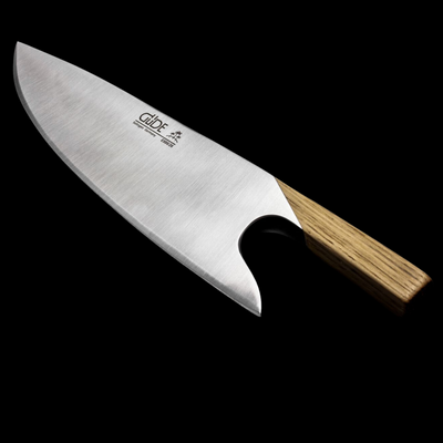 Gude Multi-Use Chef's  Knife Witrh Oak Wood Handle, 10-in. - Kitchen Universe