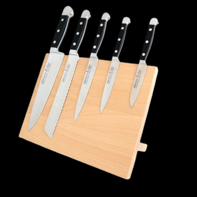 Gude Magnetic Knife Block, Beechwood - Kitchen Universe