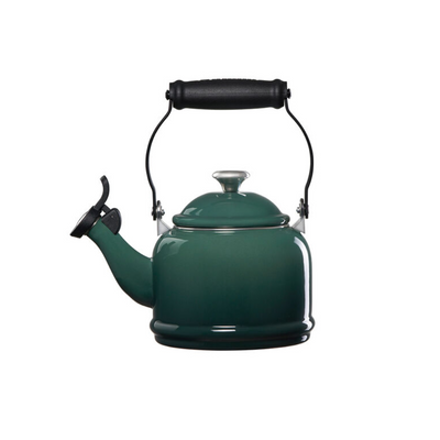 Le Creuset Enamel On Steel Demi Kettle With Stainless Steel Knob, 1.25 quart, Artichaut - Kitchen Universe