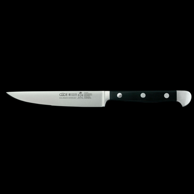 Gude Alpha Steak Knife Set 6-Piece With Black Hostaform Handle - Kitchen Universe