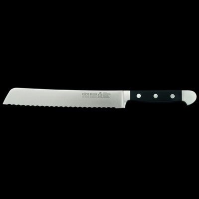 Gude Alpha Series Bread Knife With Black Hostaform Handle, 8-in. - Kitchen Universe