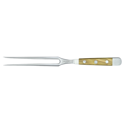 Gude Alpha Olive Meat Fork With Olivewood Handle, 7-in - Kitchen Universe