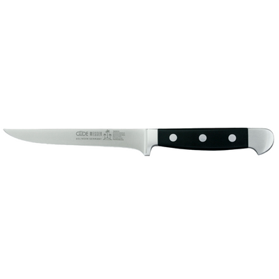 Gude Alpha Series Boning Knife With Black Hostaform Handle, 5-In - Kitchen Universe