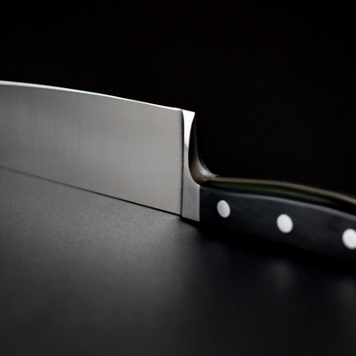 Gude Alpha Chef's Knife With Black Hostaform Handle, 10-in. - Kitchen Universe