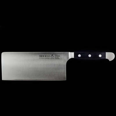 Gude Alpha Cleaver With Black Hostaform Handle, 7-In - Kitchen Universe