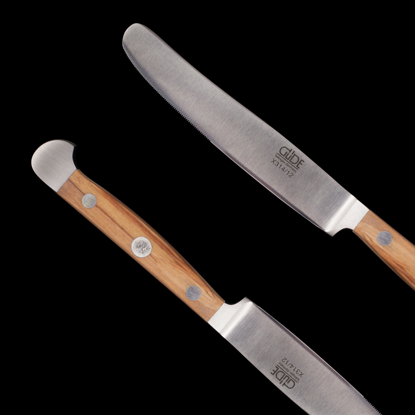 Gude Alpha Steak Knife With Olivewood Handle, 2-In - Kitchen Universe