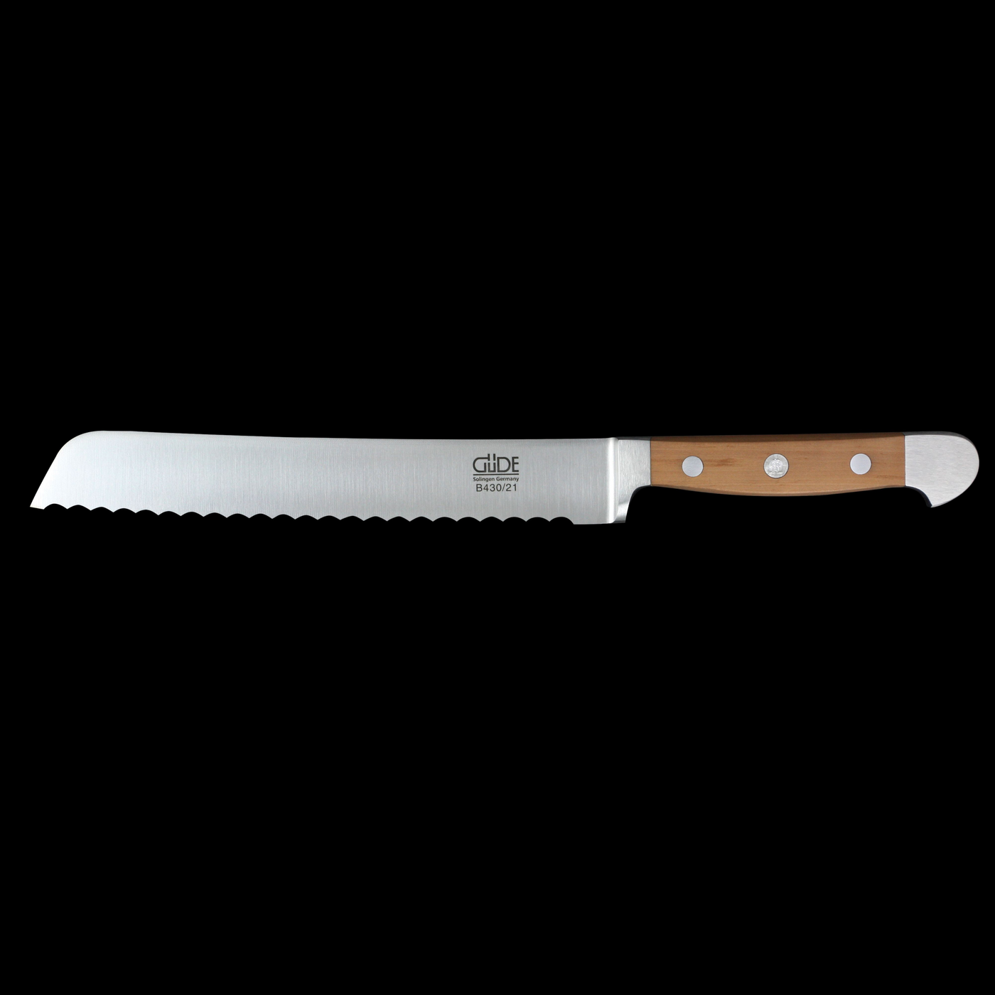 Gude Alpha Pear Bread Knife With Pearwood Handle, 8-In - Kitchen Universe