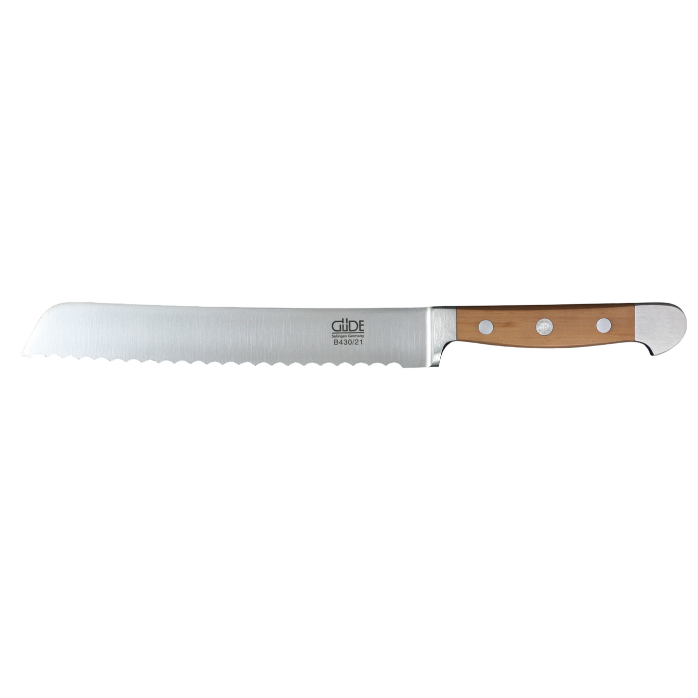 Gude Alpha Pear Bread Knife With Pearwood Handle, 8-In - Kitchen Universe