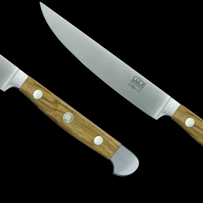 Gude Alpha Steak Knife With Olivewood Handle, 2-In - Kitchen Universe