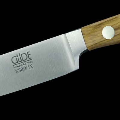 Gude Alpha Steak Knife With Olivewood Handle, 2-In - Kitchen Universe