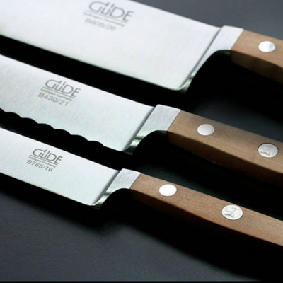 Gude Alpha Pear Chef's Knife With Pearwood Handle, 10-In - Kitchen Universe