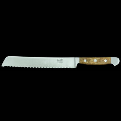 Gude Alpha Olive Bread Knife With Olivewood Handle, 8-in - Kitchen Universe