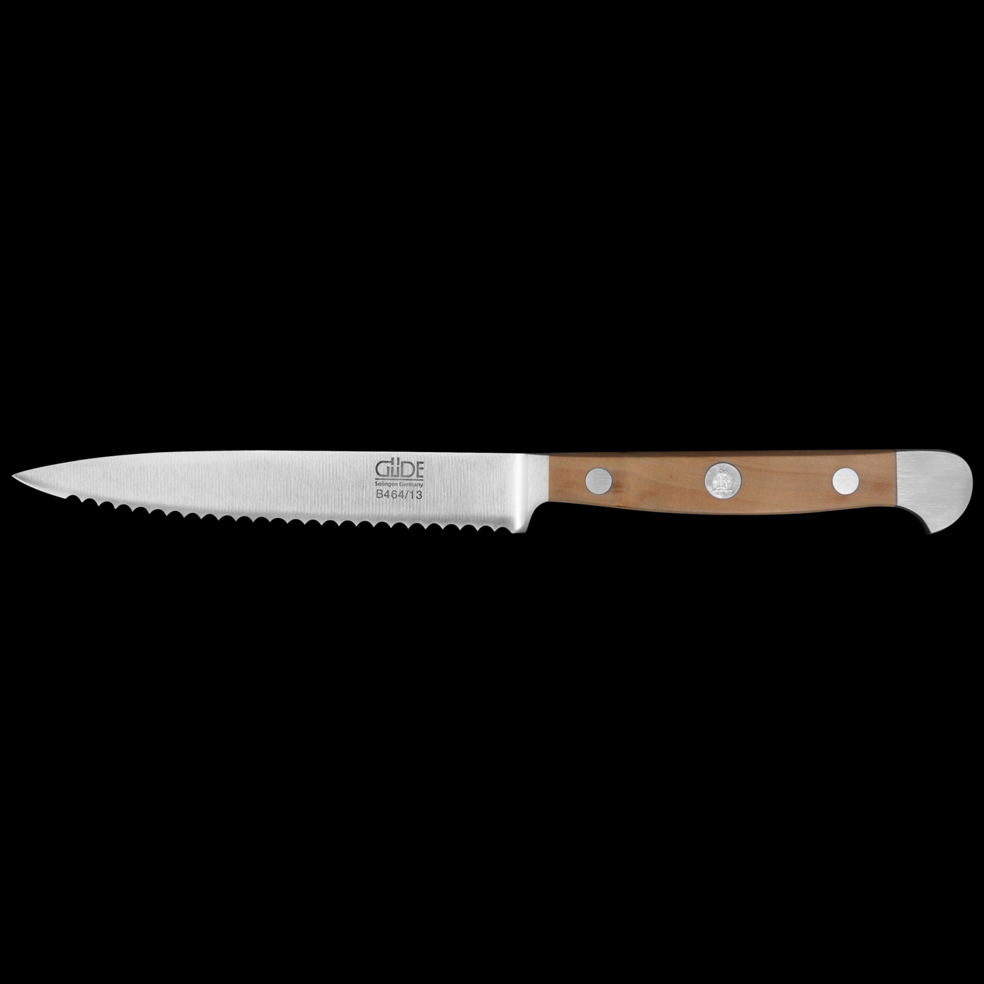 Gude Alpha Pear Tomato Knife With Pearwood Handle, 5-In - Kitchen Universe