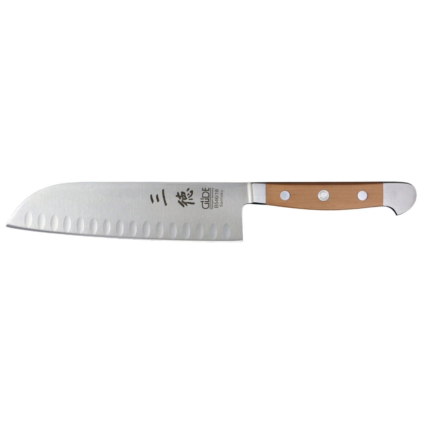 Gude Alpha Pear Santoku Knife With Pearwood Handle, 7-In - Kitchen Universe