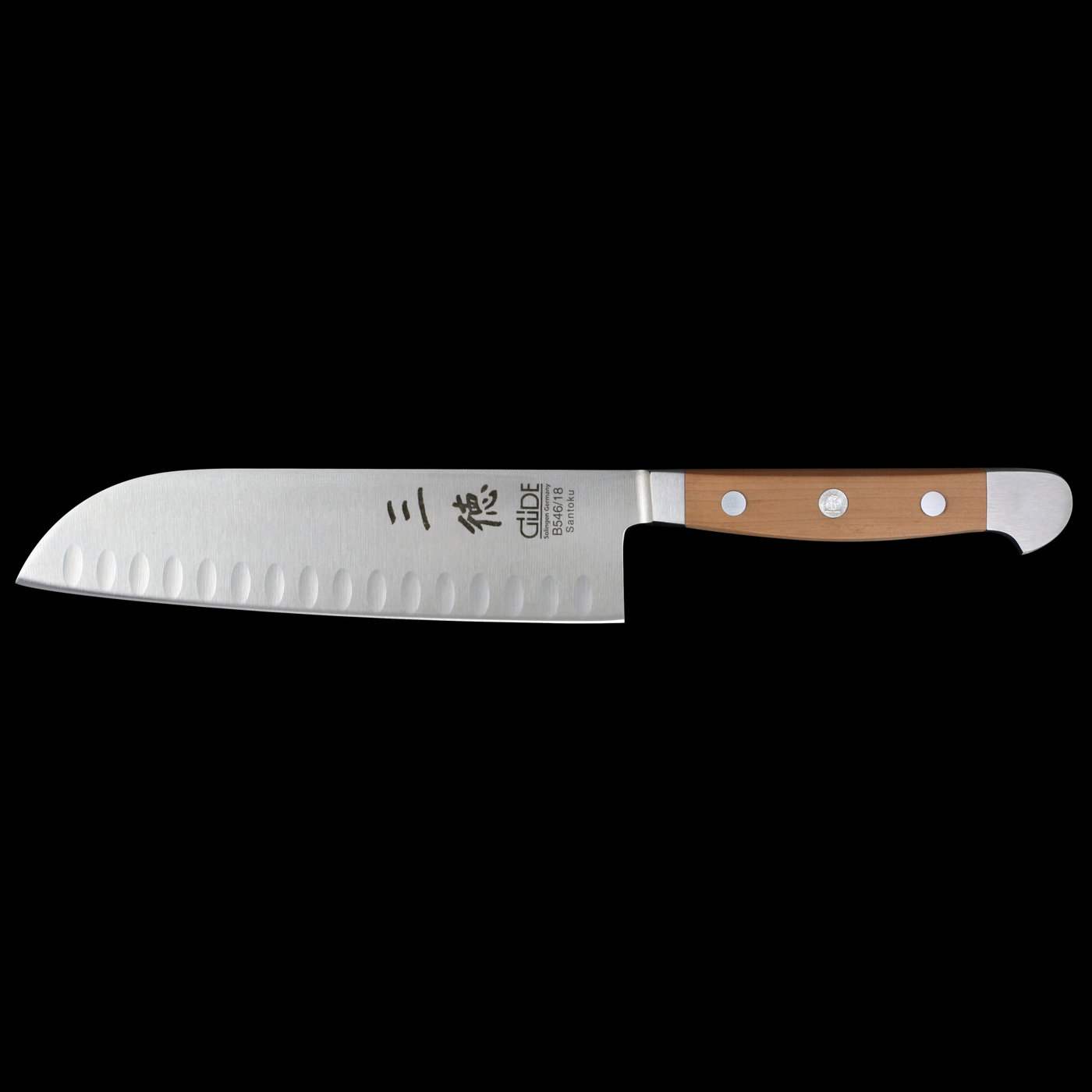 Gude Alpha Pear Santoku Knife With Pearwood Handle, 7-In - Kitchen Universe